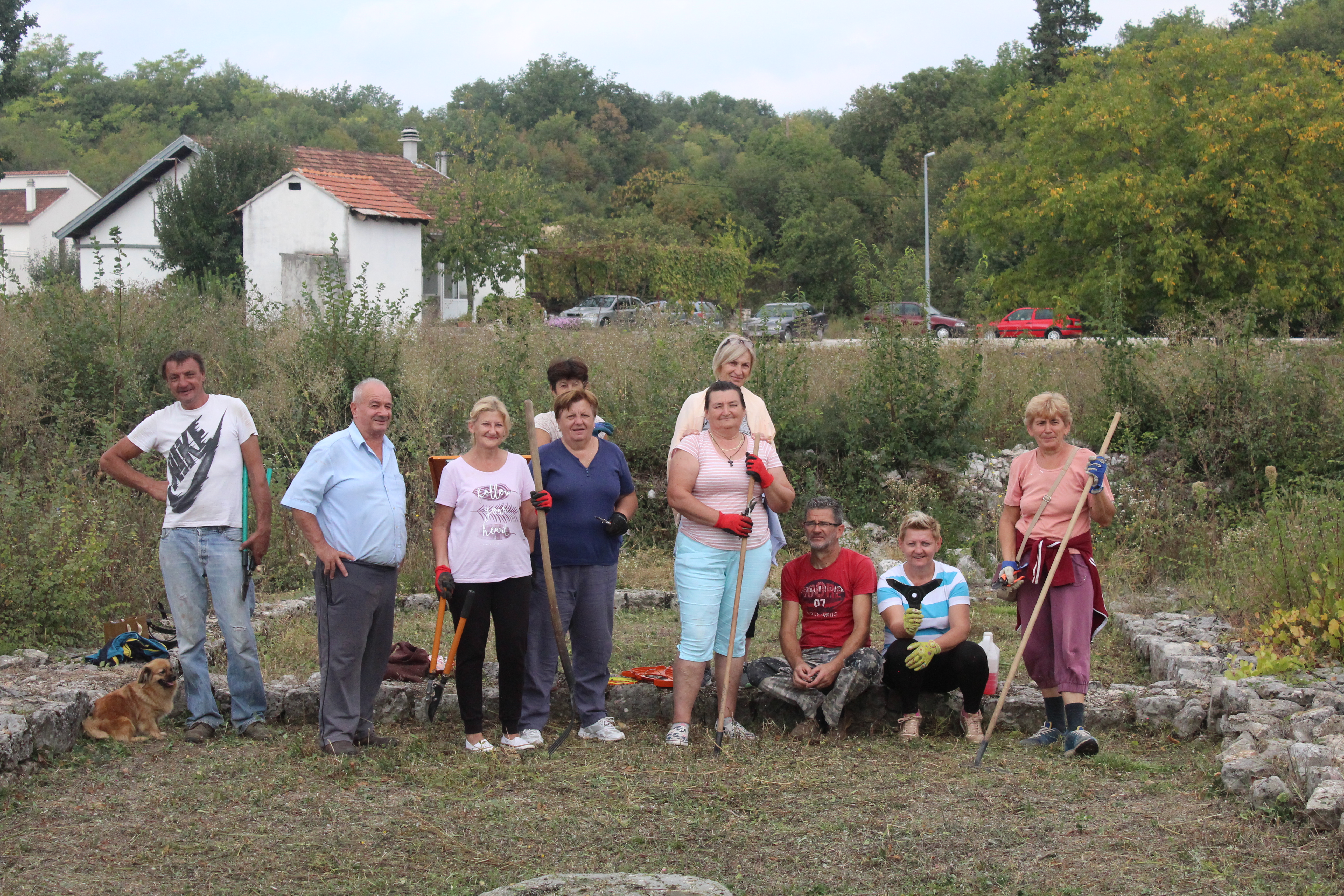 Djelatnici javnih radova uređuju okoliš starokršćanske bazilike na Bublinu