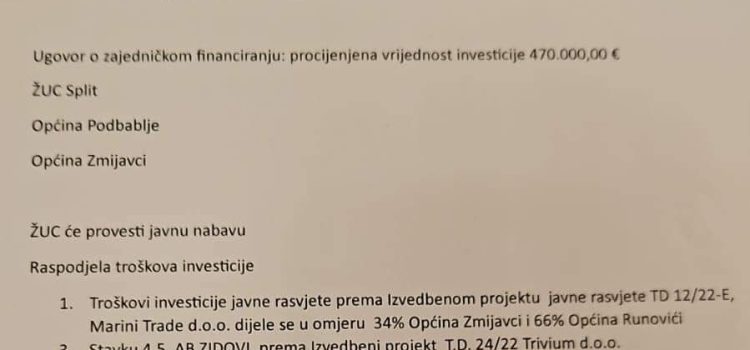 Najava rekonstrukcije ceste Zmijavci – Hršćevani